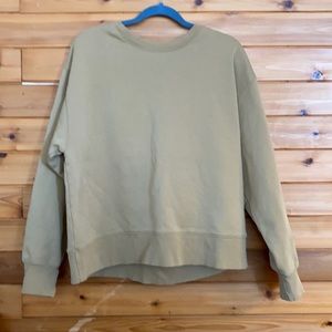 TNA Cozy Fleece Boyfriend Crew Sweatshirt